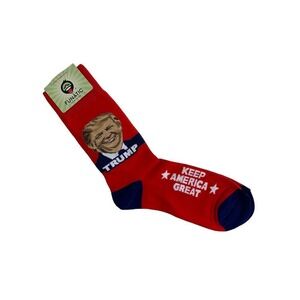 Funatic President Donald Trump "Keep America Great" Unisex Novelty Socks NEW
